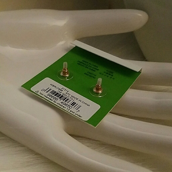 Kate spade spades pave rose gold earrings - Picture 4 of 4